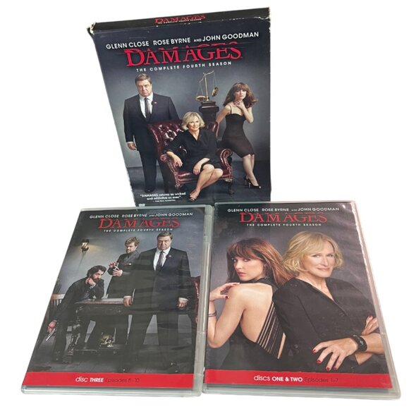Damages TV Series DVD Seasons 2, 3, 4, Pre-owned - Picture 9 of 11